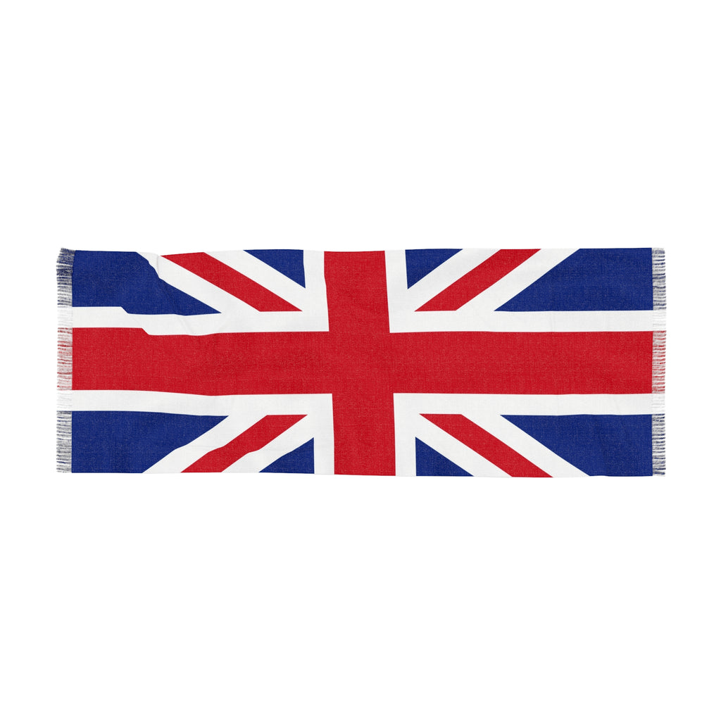 Union Jack Lightweight Scarf — British Flag Cotton Wrap for Travel, Events & Pride