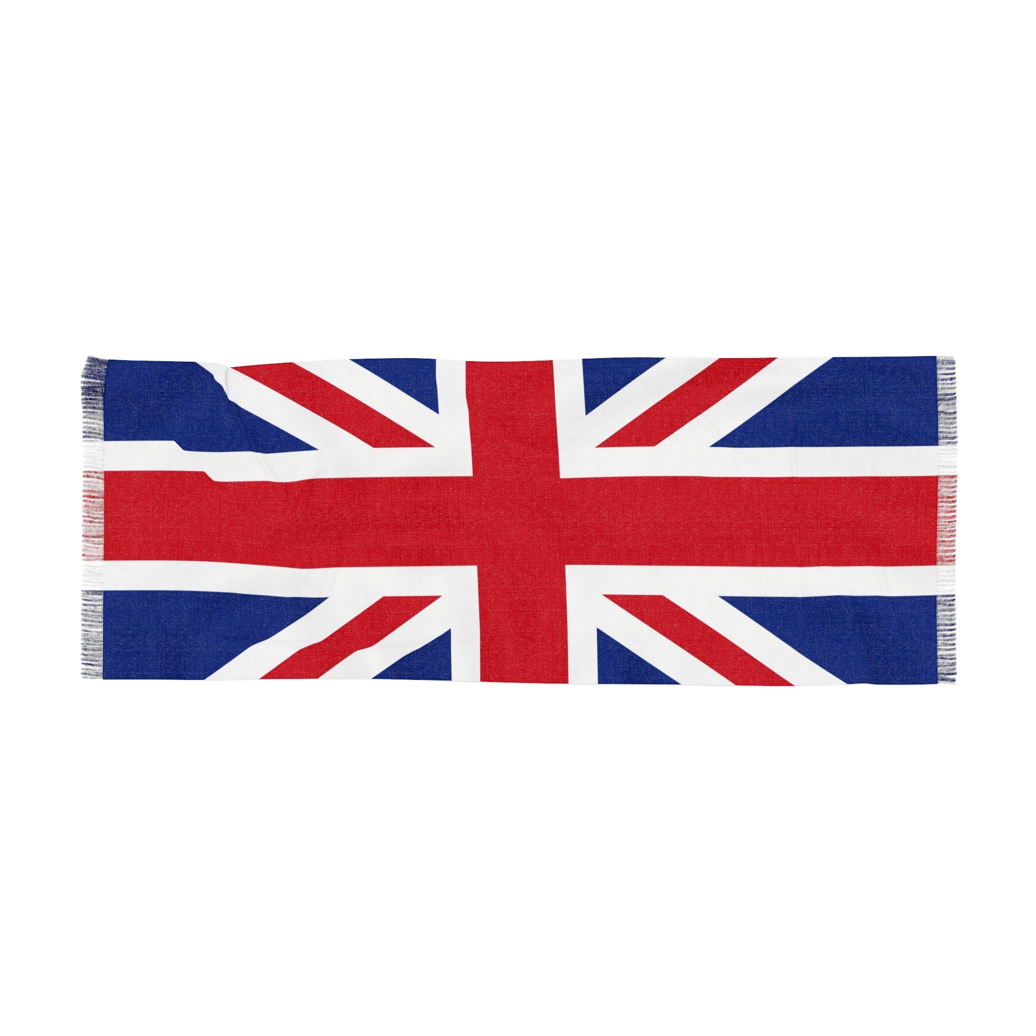 Union Jack Lightweight Scarf — British Flag Cotton Wrap for Travel, Events & Pride