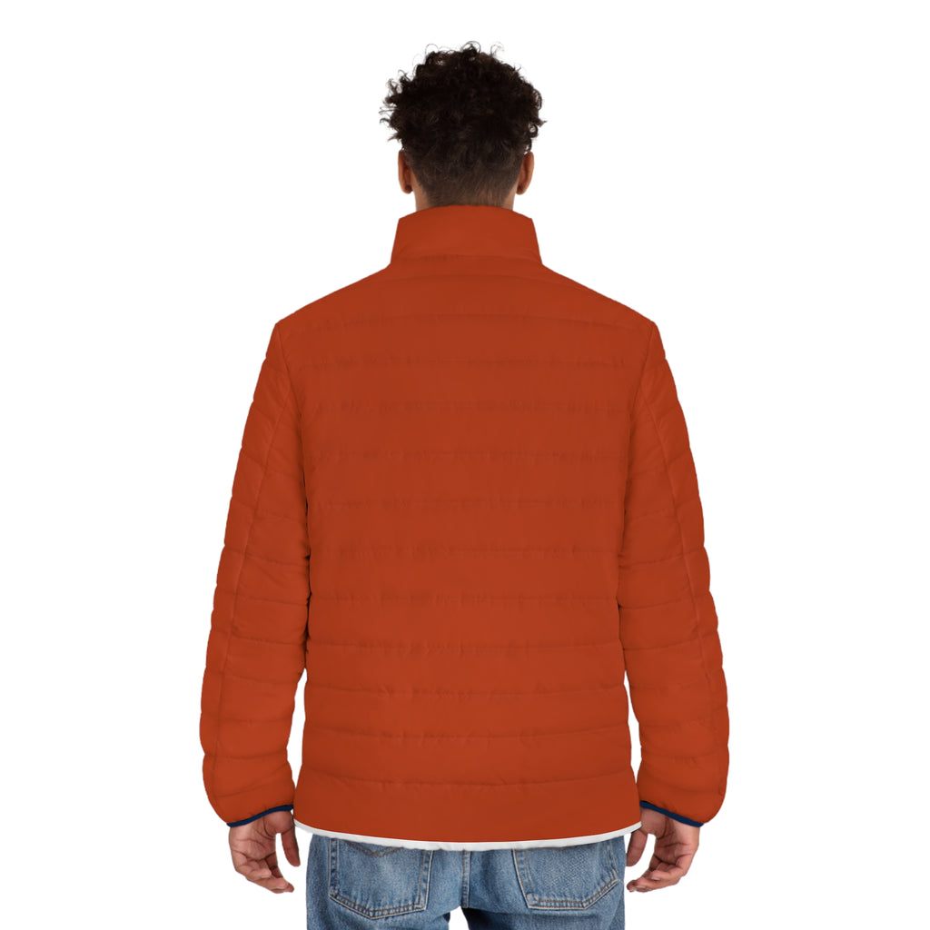 Men's Rust Puffer Jacket – Lightweight Quilted Outerwear