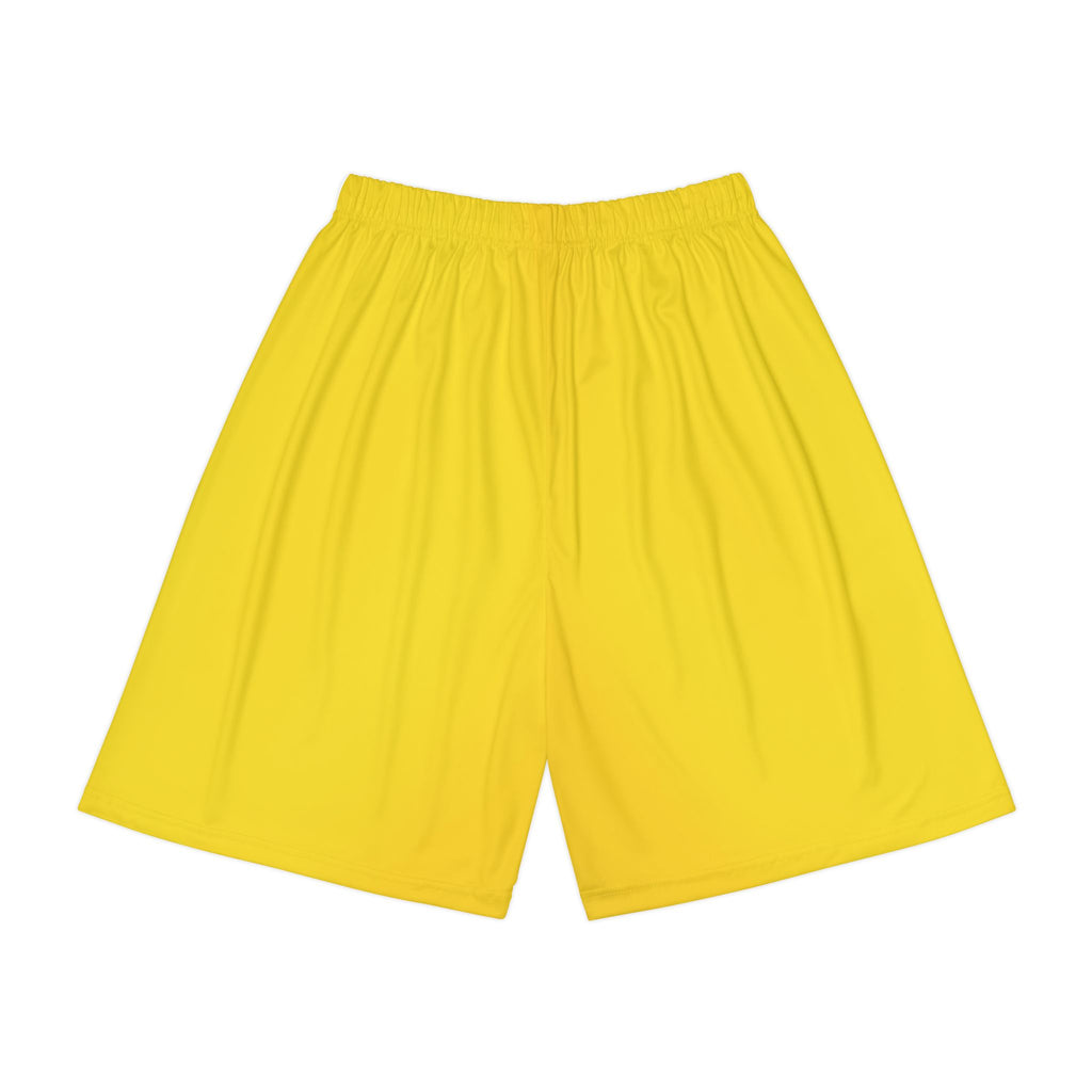 Yellow Athletic Sports Shorts – Men’s Lightweight Gym & Running Shorts