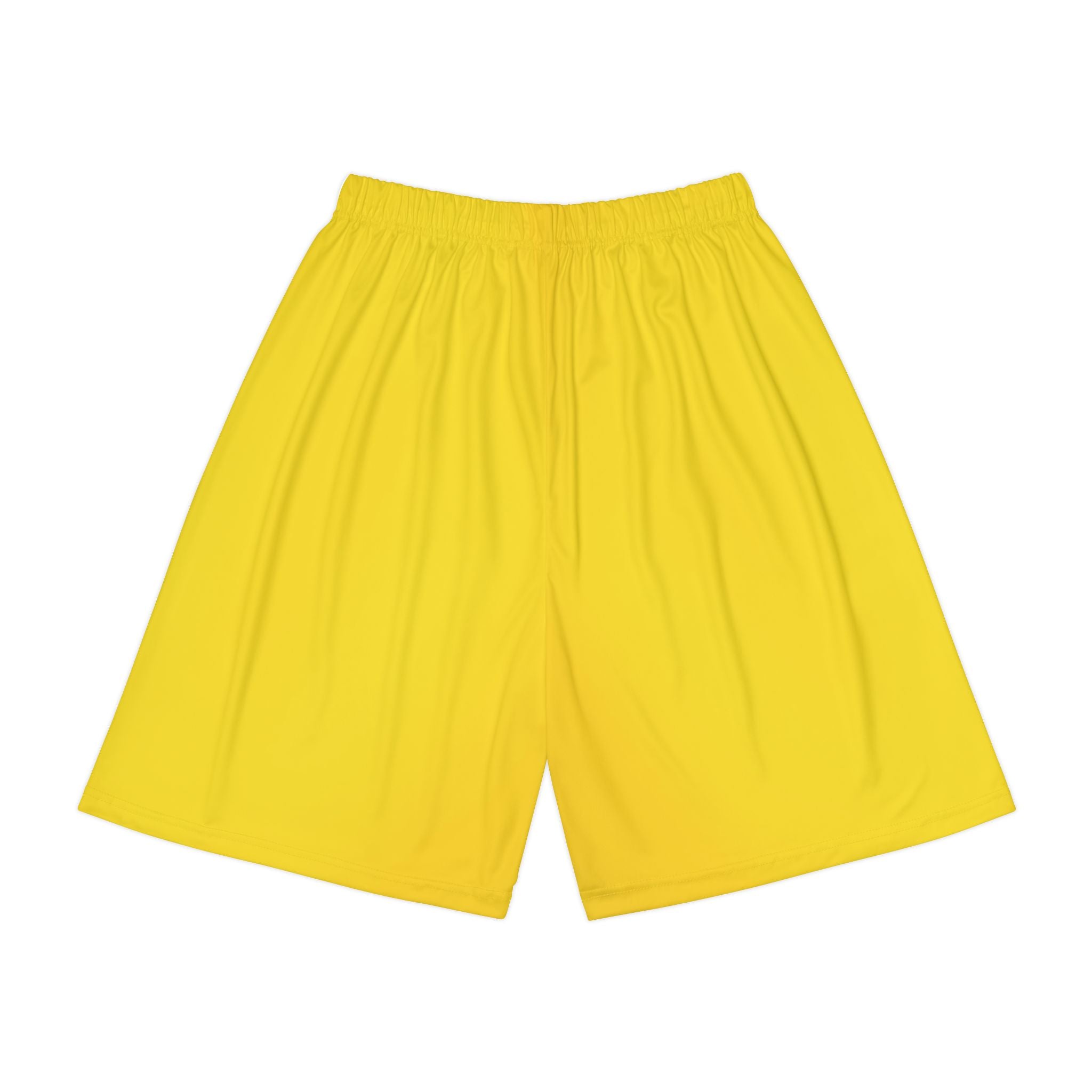 Yellow Athletic Sports Shorts – Men’s Lightweight Gym & Running Shorts