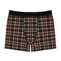 Plaid Boxer Briefs — Men's Cozy Flannel-Style Underwear