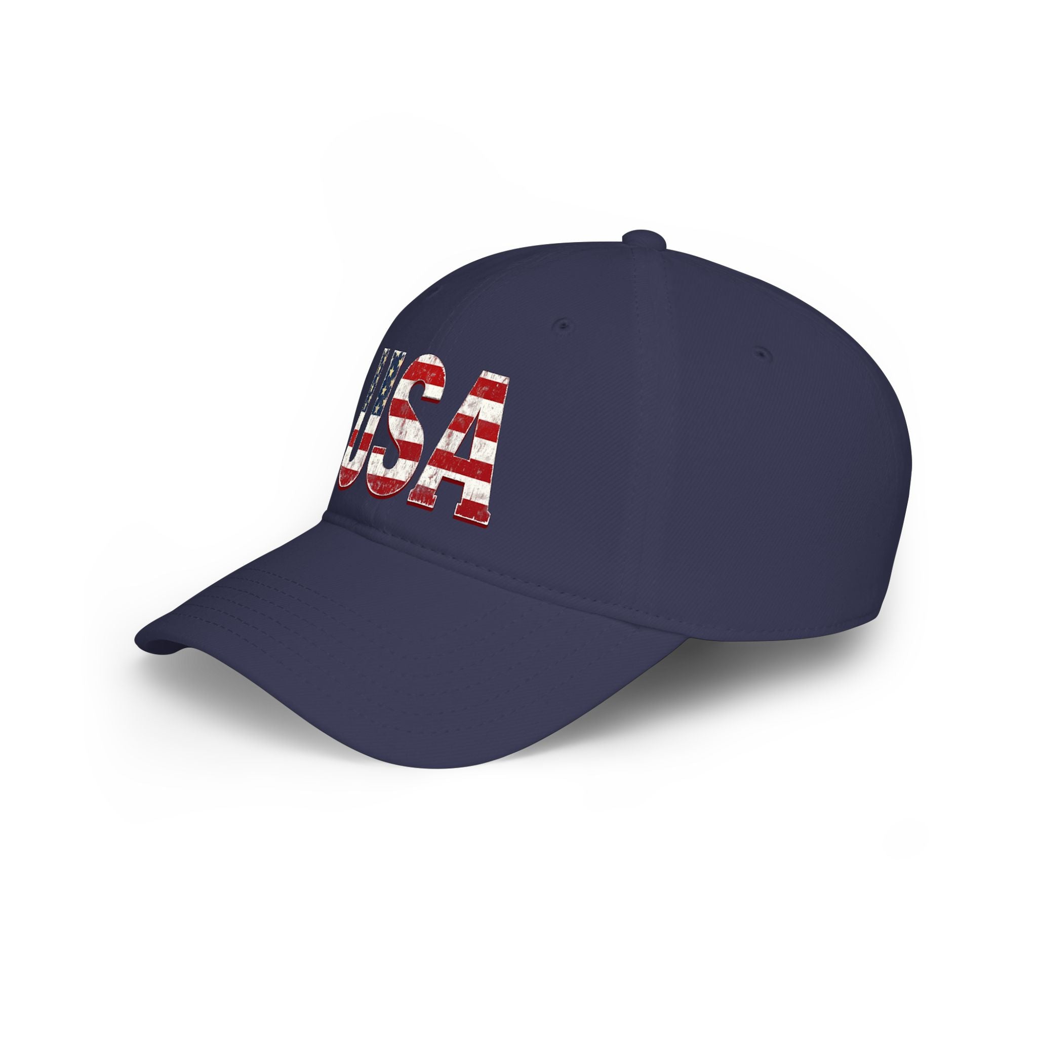 USA Flag Baseball Cap — Patriotic Low Profile Hat for 4th of July & Everyday Wear