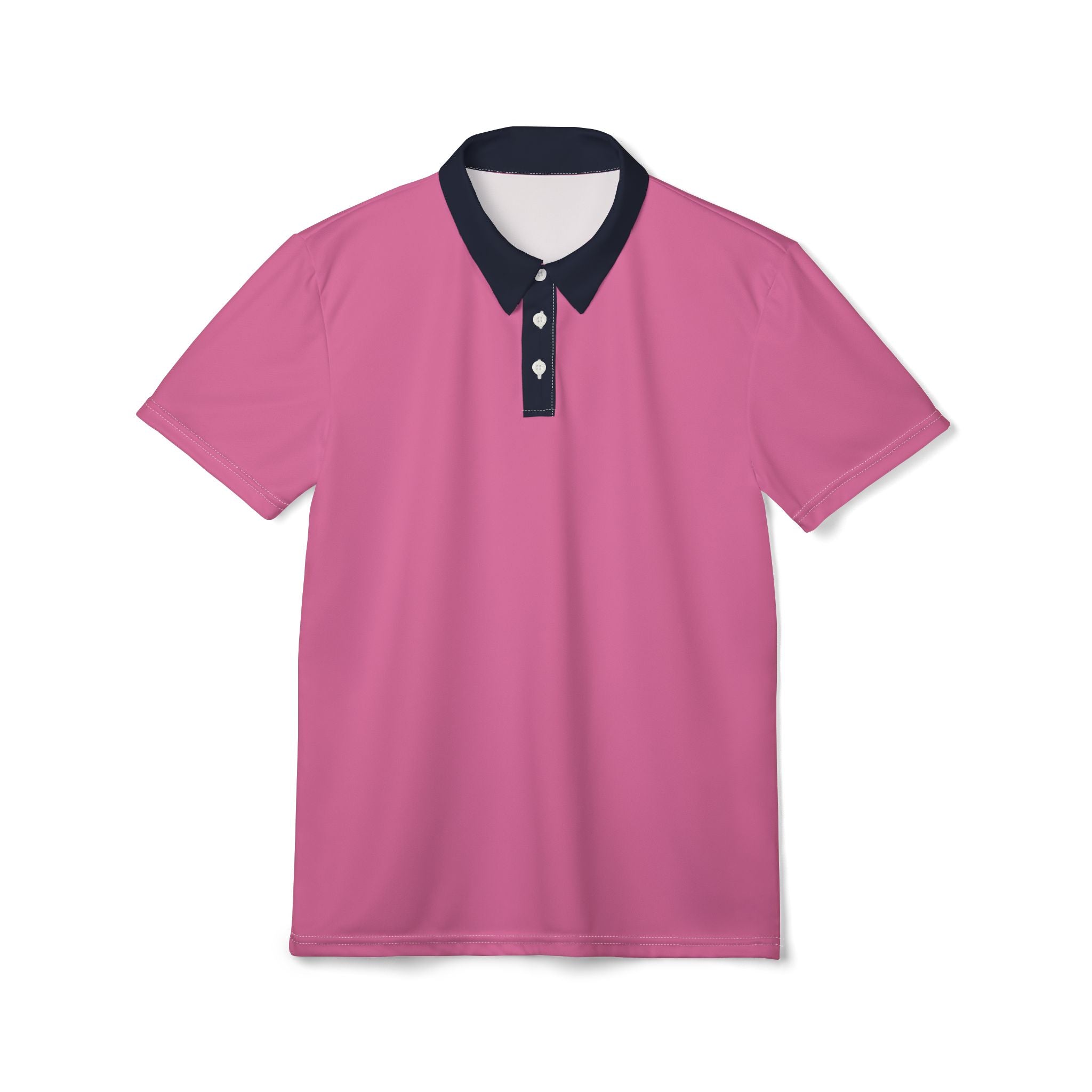 Pink Polo Shirt — Classic Short-Sleeve Casual Polo for Men & Women