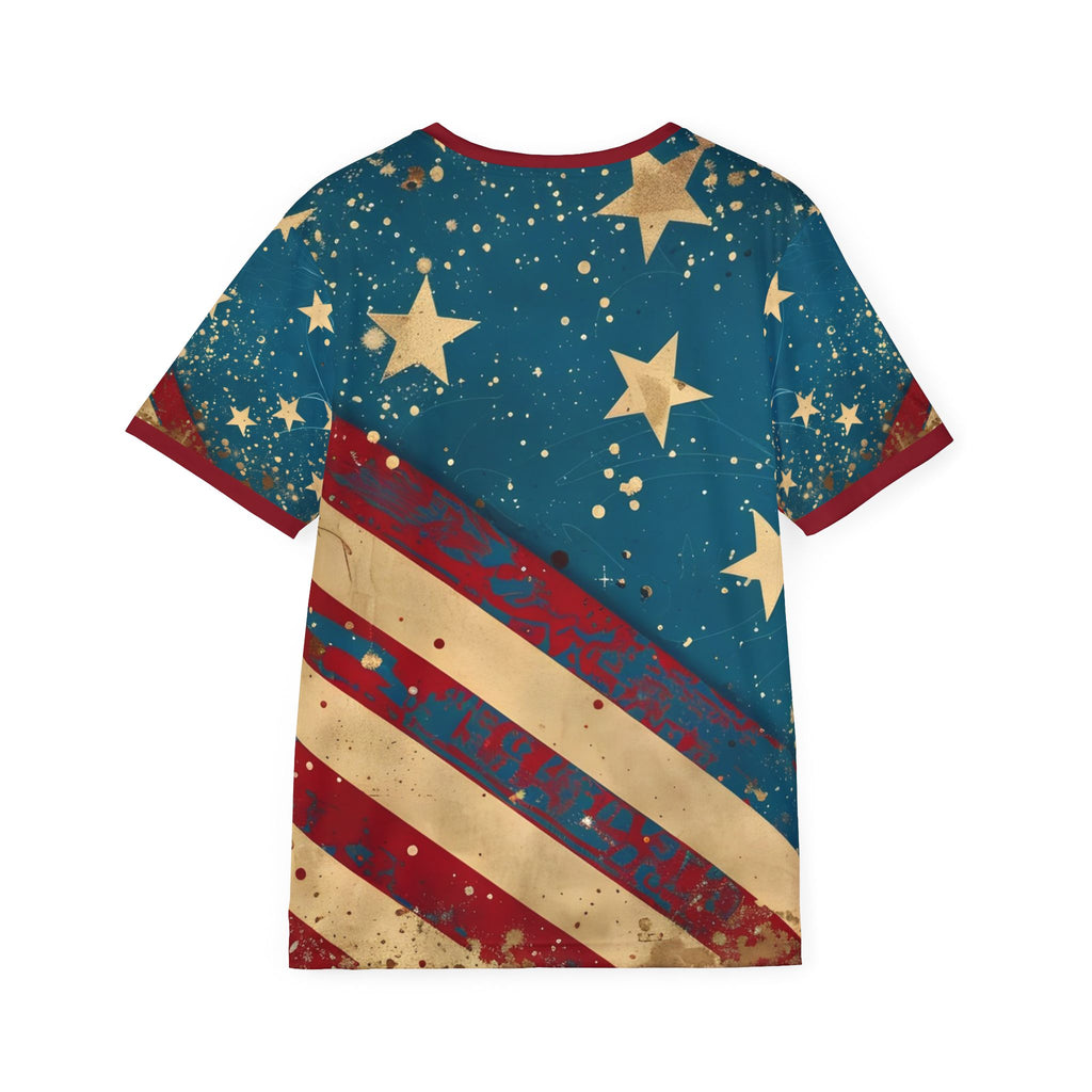 Vintage American Flag Sports Jersey