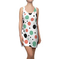 Colorful Abstract Polka Dot Racerback Dress — Summer/Spring