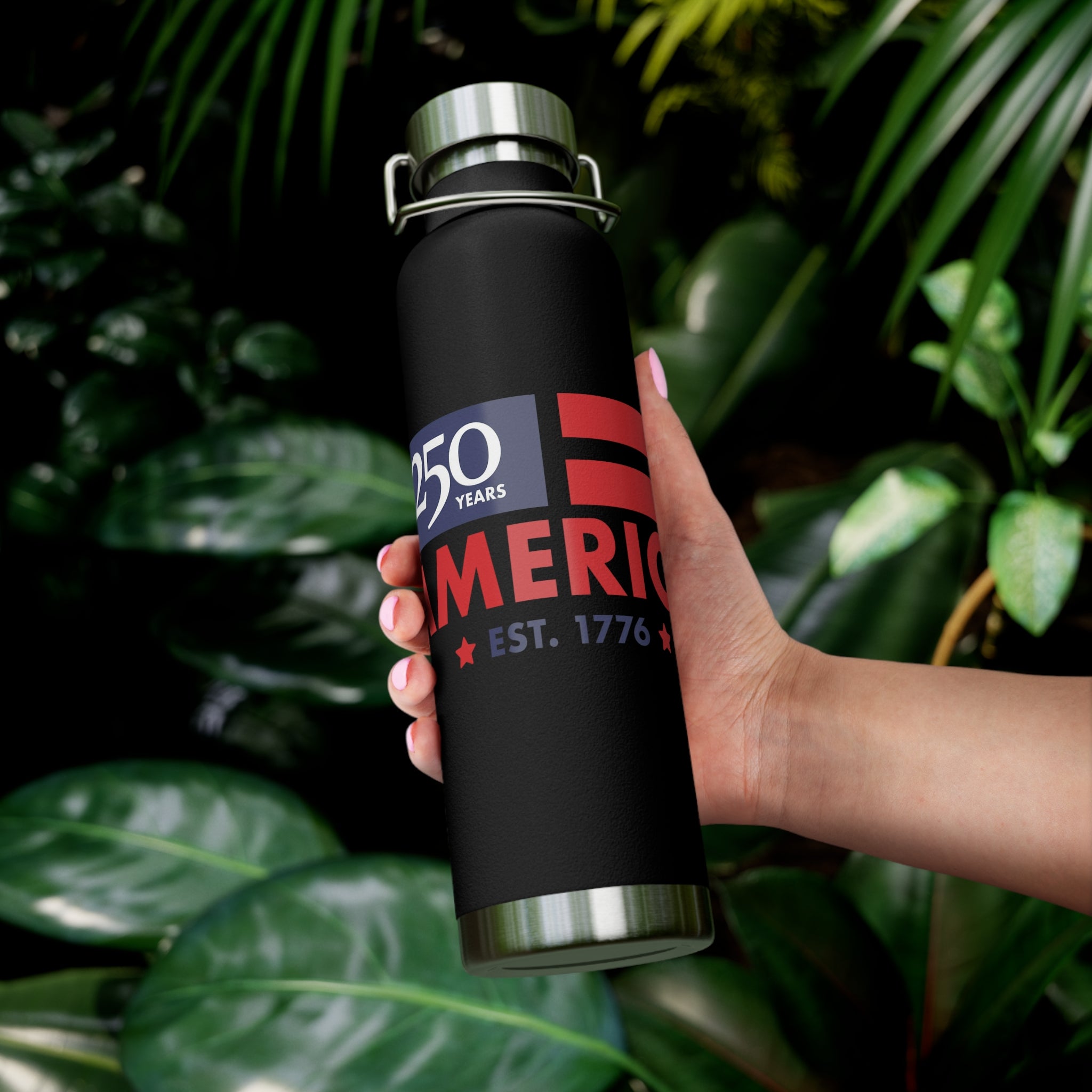 America 250 Years Patriotic Water Bottle | Insulated 22oz