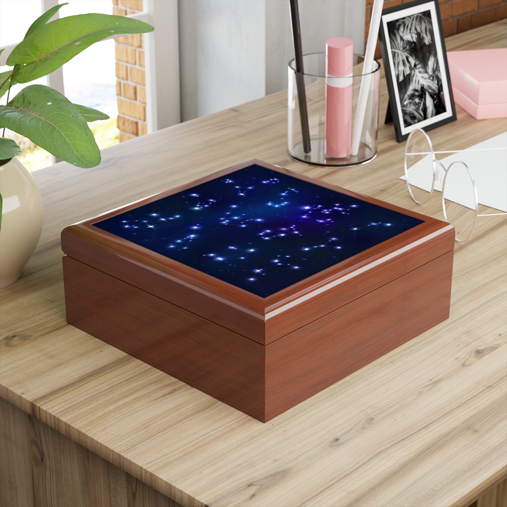 Constellation Jewelry Box – Star Map Trinket Keepsake