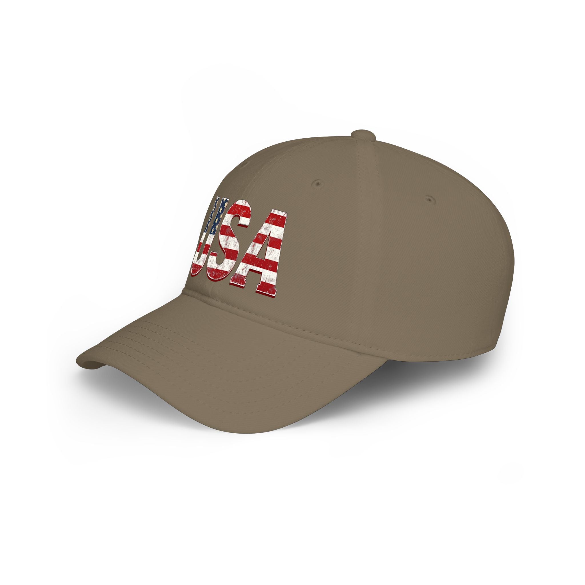USA Flag Baseball Cap — Patriotic Low Profile Hat for 4th of July & Everyday Wear