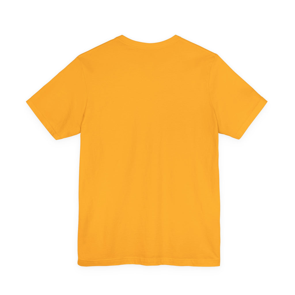 Yellow t-shirt on a white background