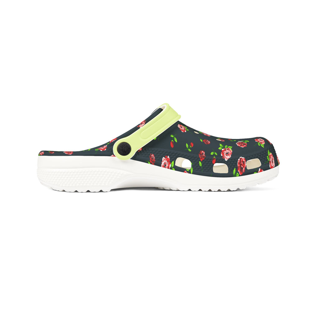 Floral Foam Clogs — Lightweight Garden Slip‑Ons with Rose Print