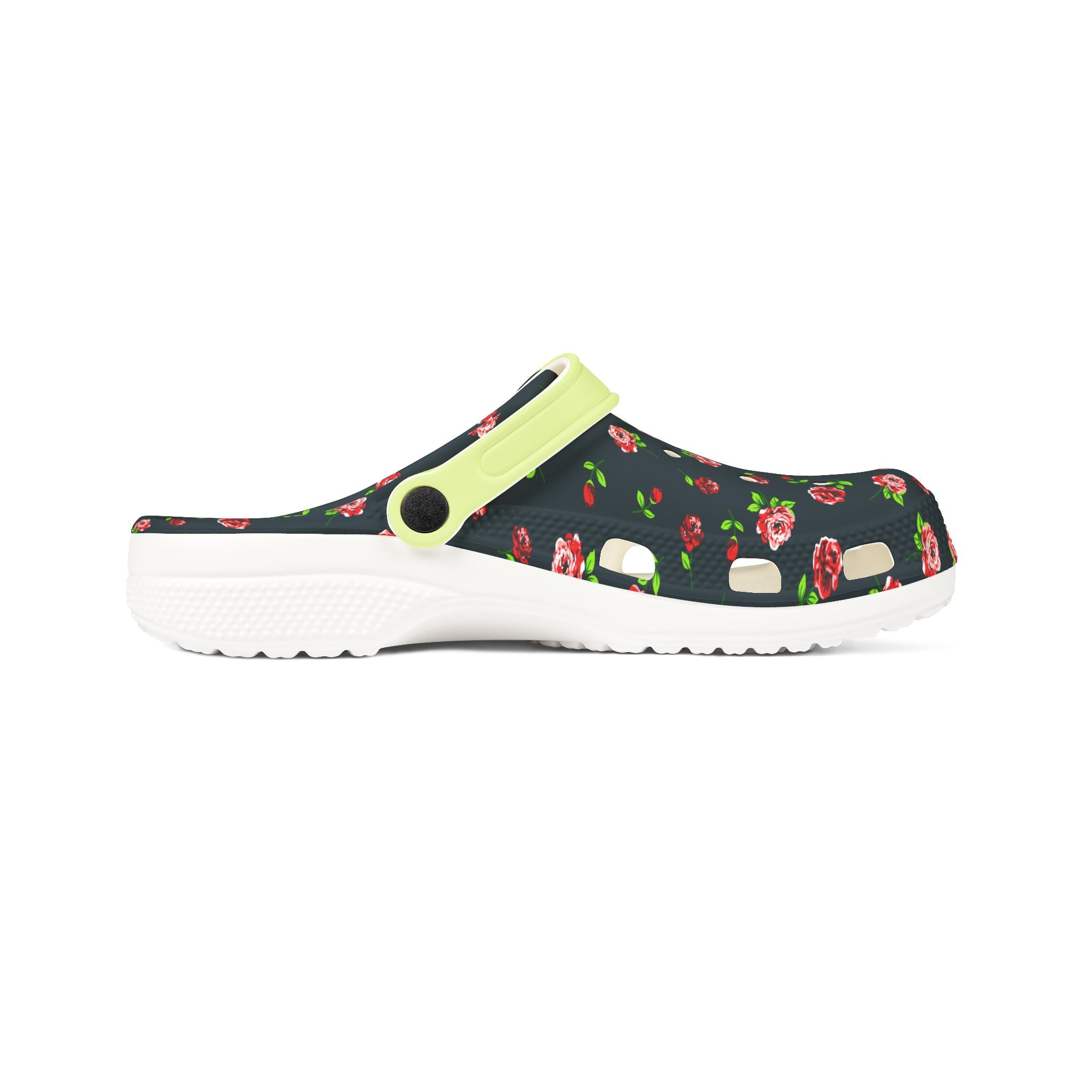 Floral Foam Clogs — Lightweight Garden Slip‑Ons with Rose Print