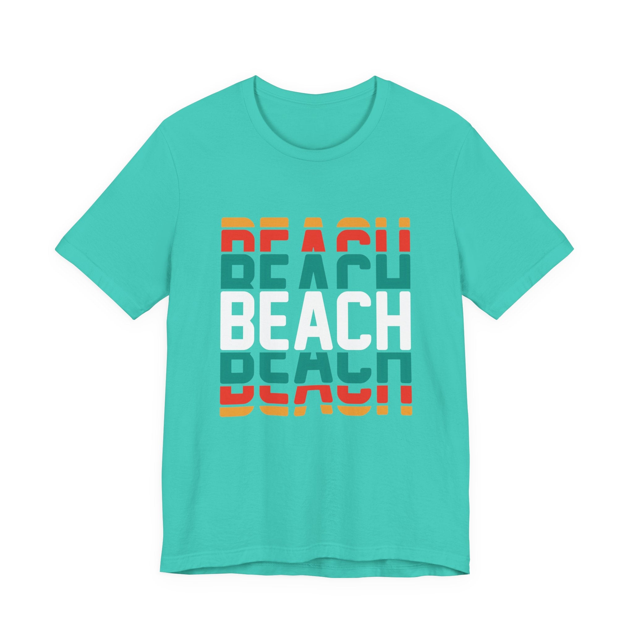 Retro Vintage Beach Tee | Beach Text Graphic T-Shirt