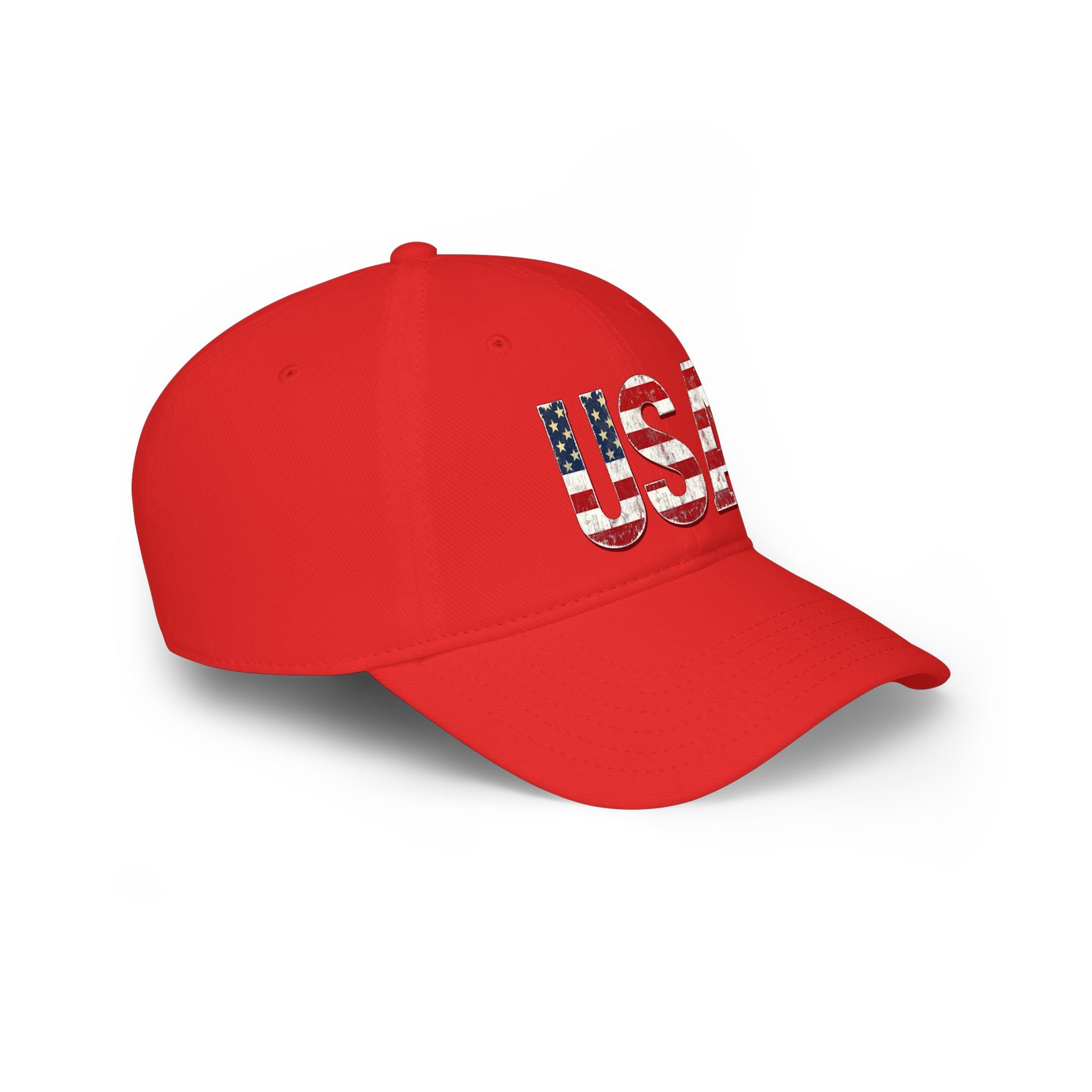 USA Flag Baseball Cap — Patriotic Low Profile Hat for 4th of July & Everyday Wear