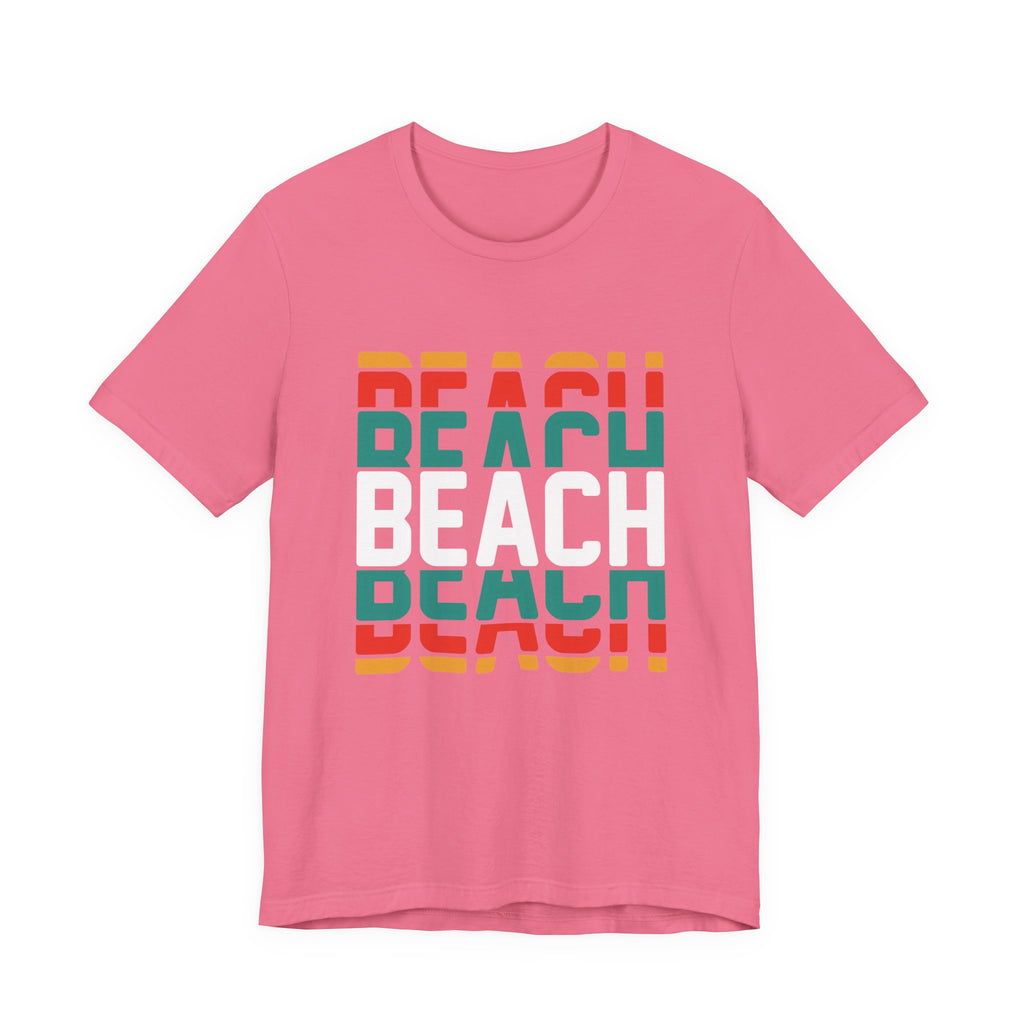 Retro Vintage Beach Tee | Beach Text Graphic T-Shirt