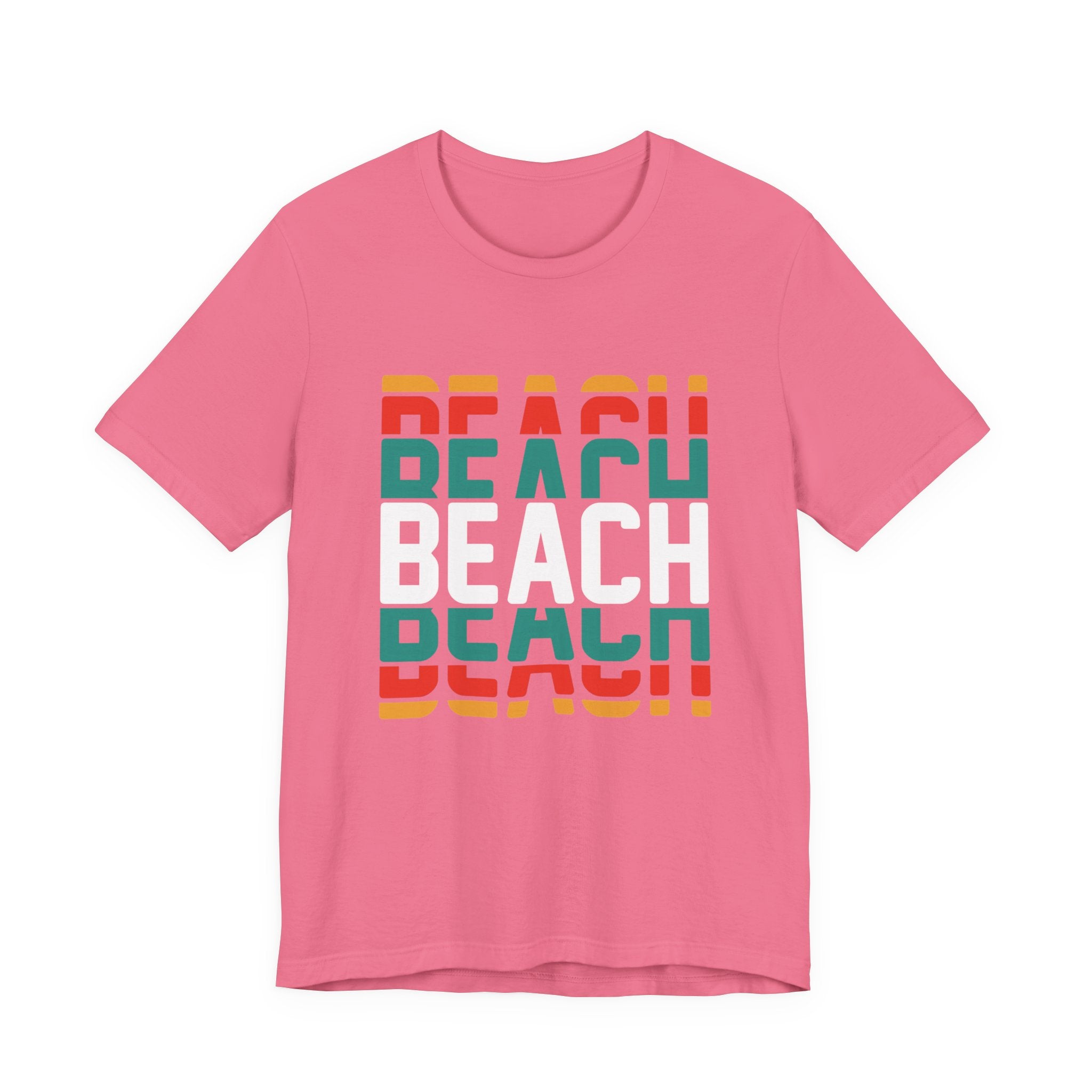 Retro Vintage Beach Tee | Beach Text Graphic T-Shirt