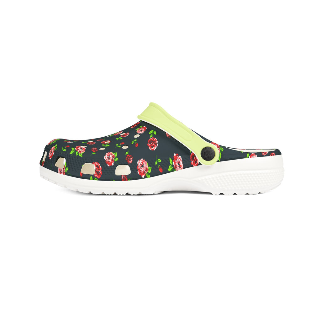 Floral Foam Clogs — Lightweight Garden Slip‑Ons with Rose Print