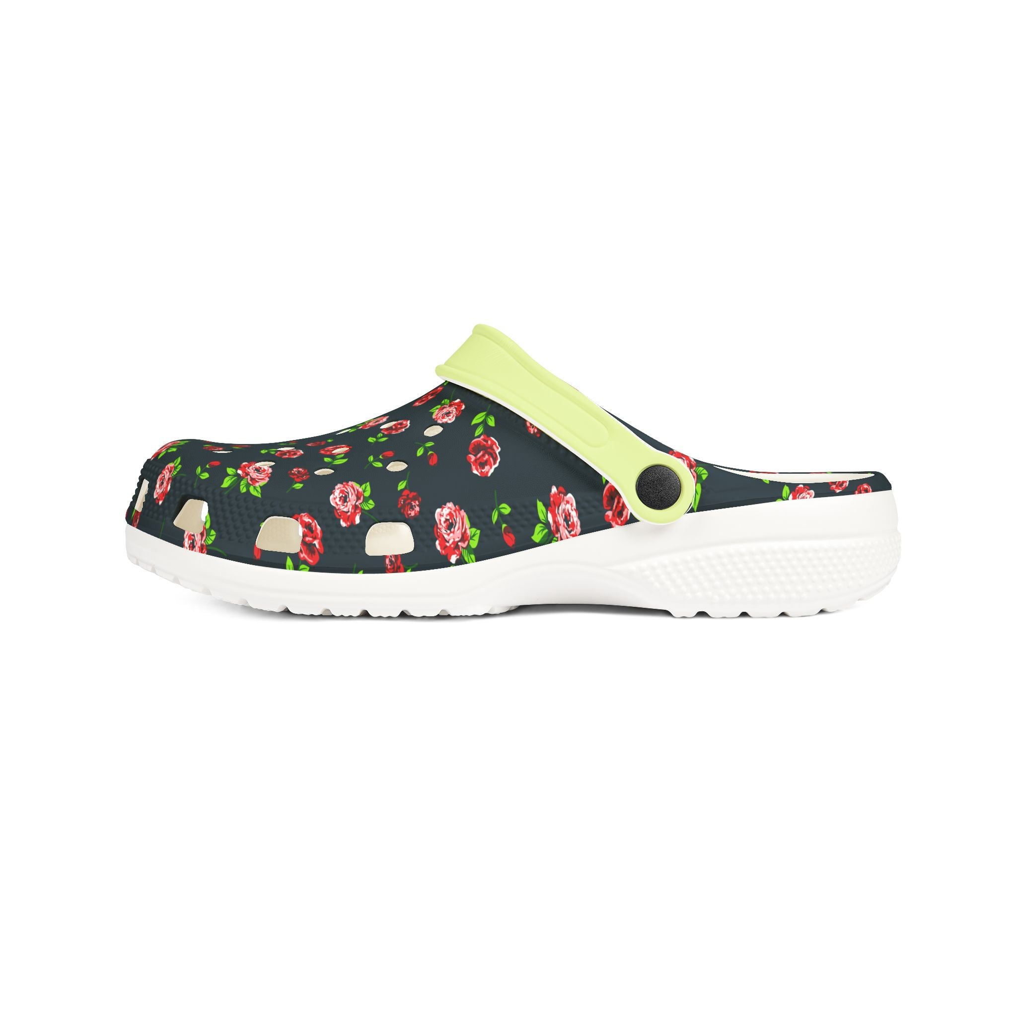 Floral Foam Clogs — Lightweight Garden Slip‑Ons with Rose Print