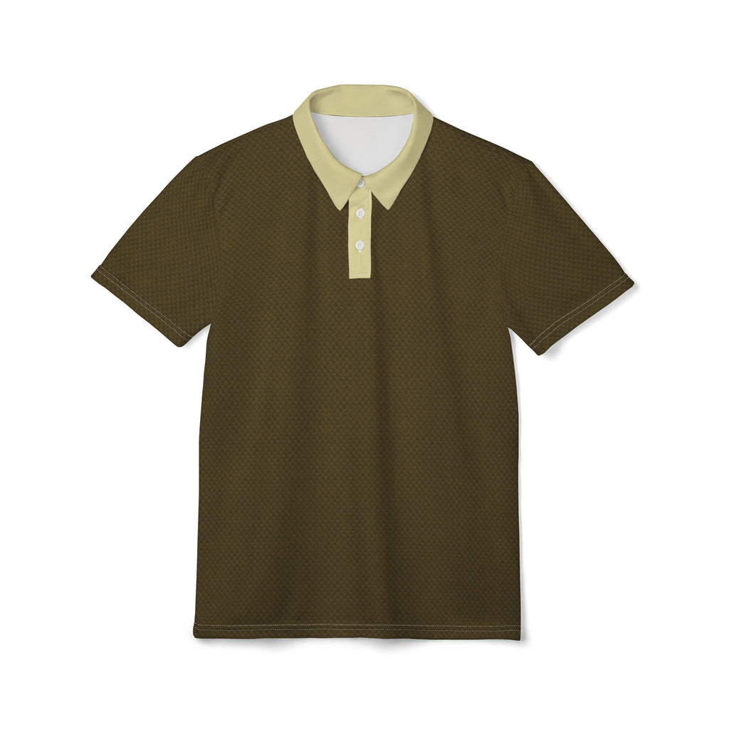 Olive & Cream Contrast Polo Shirt