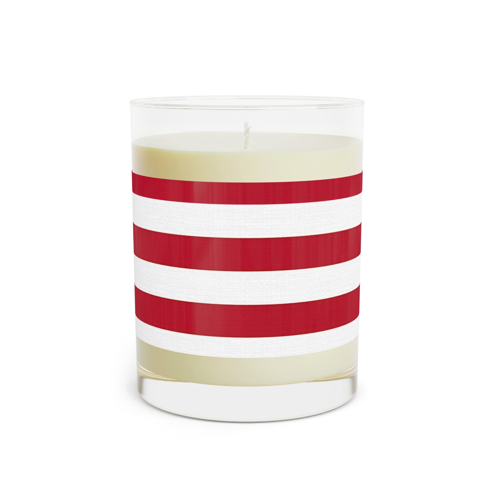 American Flag Candle | 11oz Glass Patriotic USA Stars Stripes