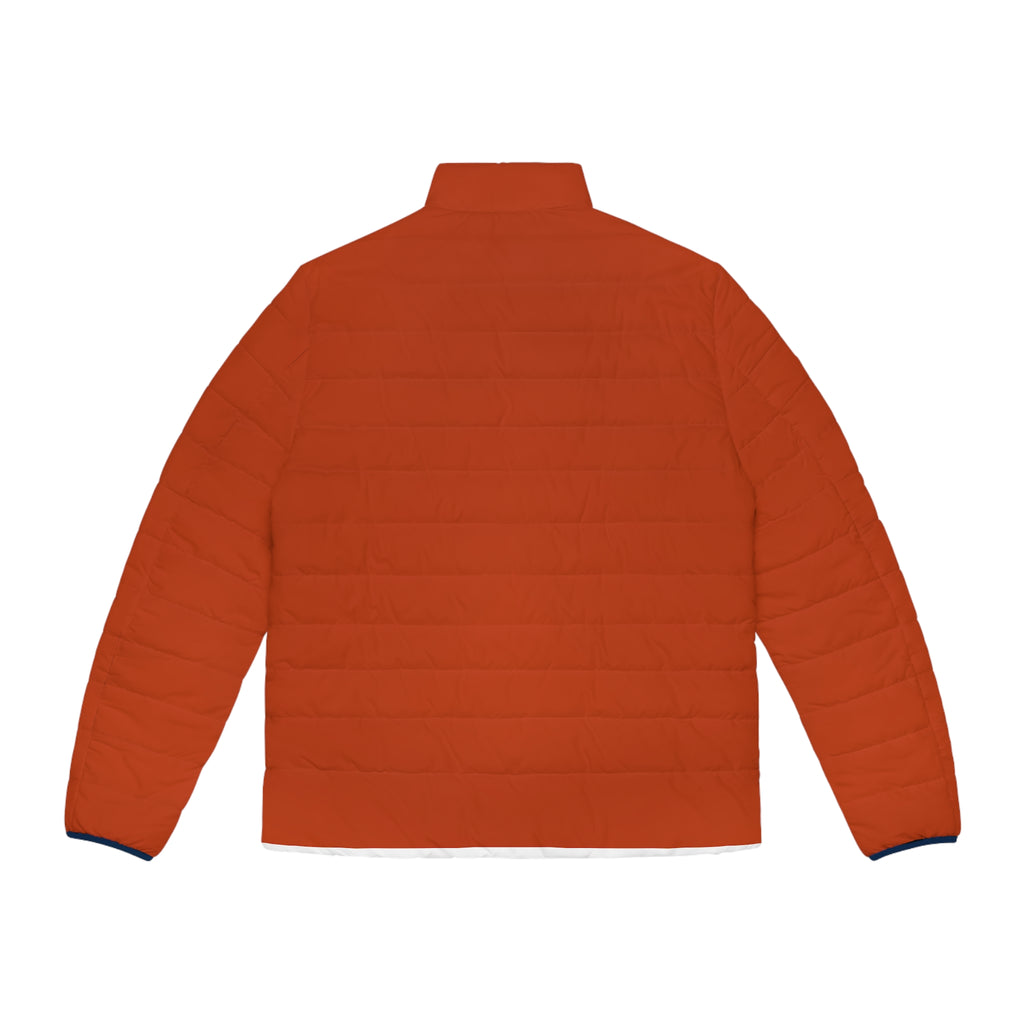 Men's Rust Puffer Jacket – Lightweight Quilted Outerwear