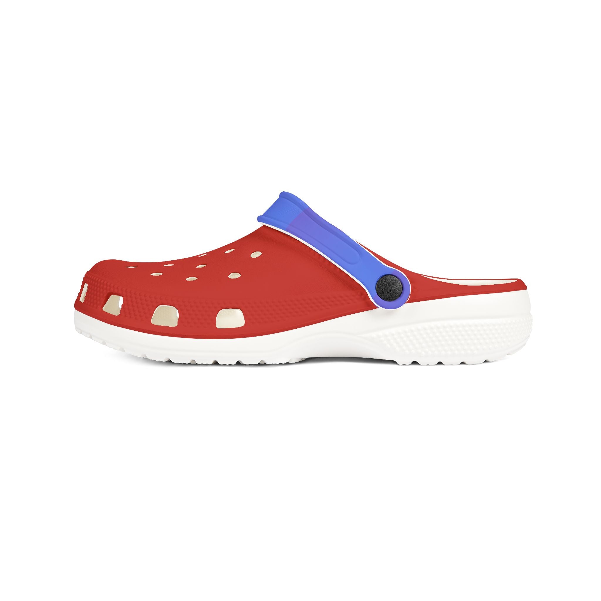 Red EVA Foam Clogs — Lightweight Slip-On Garden & Beach Shoes