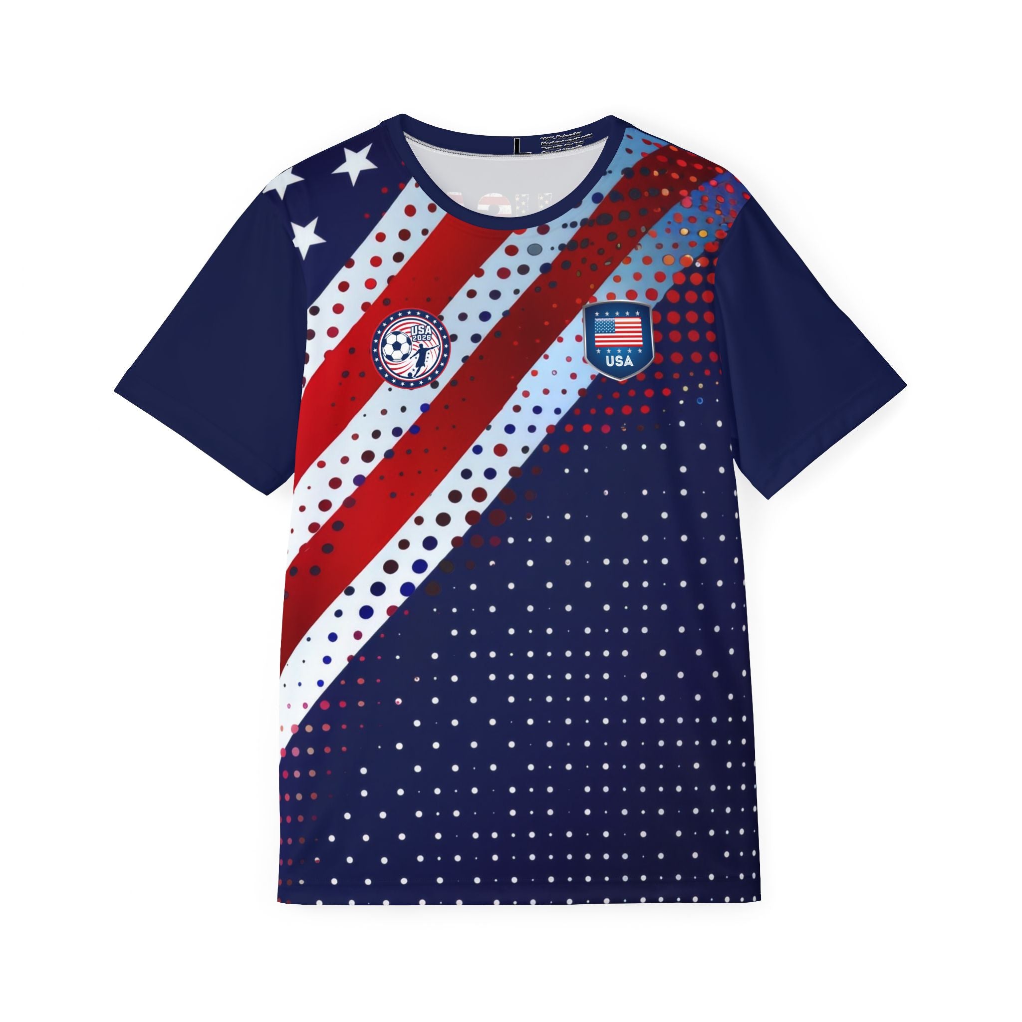 USA Flag Soccer Patriotic Jersey