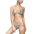 Mandala Tile Print Bikini — Women's Tie-Side Swimsuit