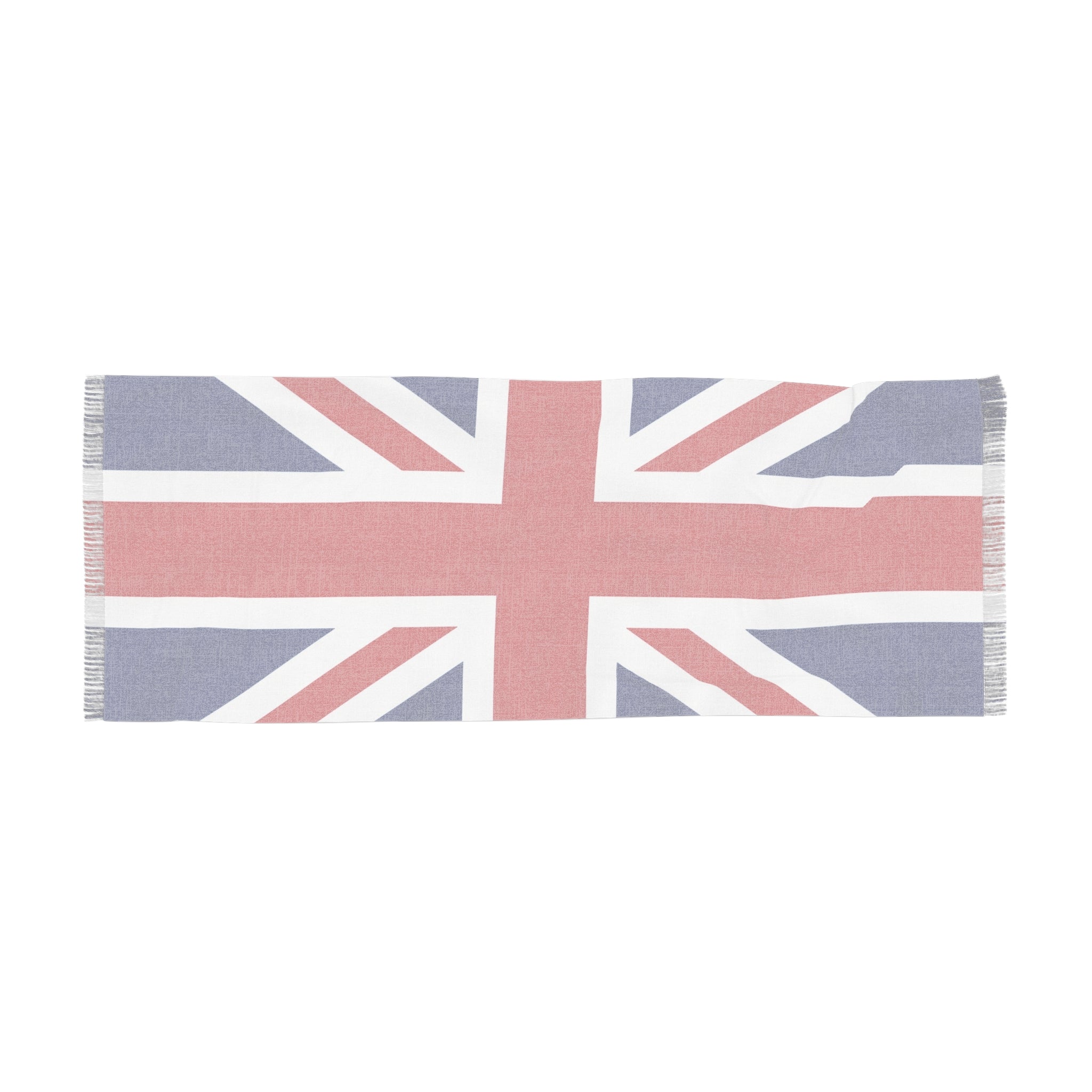 Union Jack Lightweight Scarf — British Flag Cotton Wrap for Travel, Events & Pride