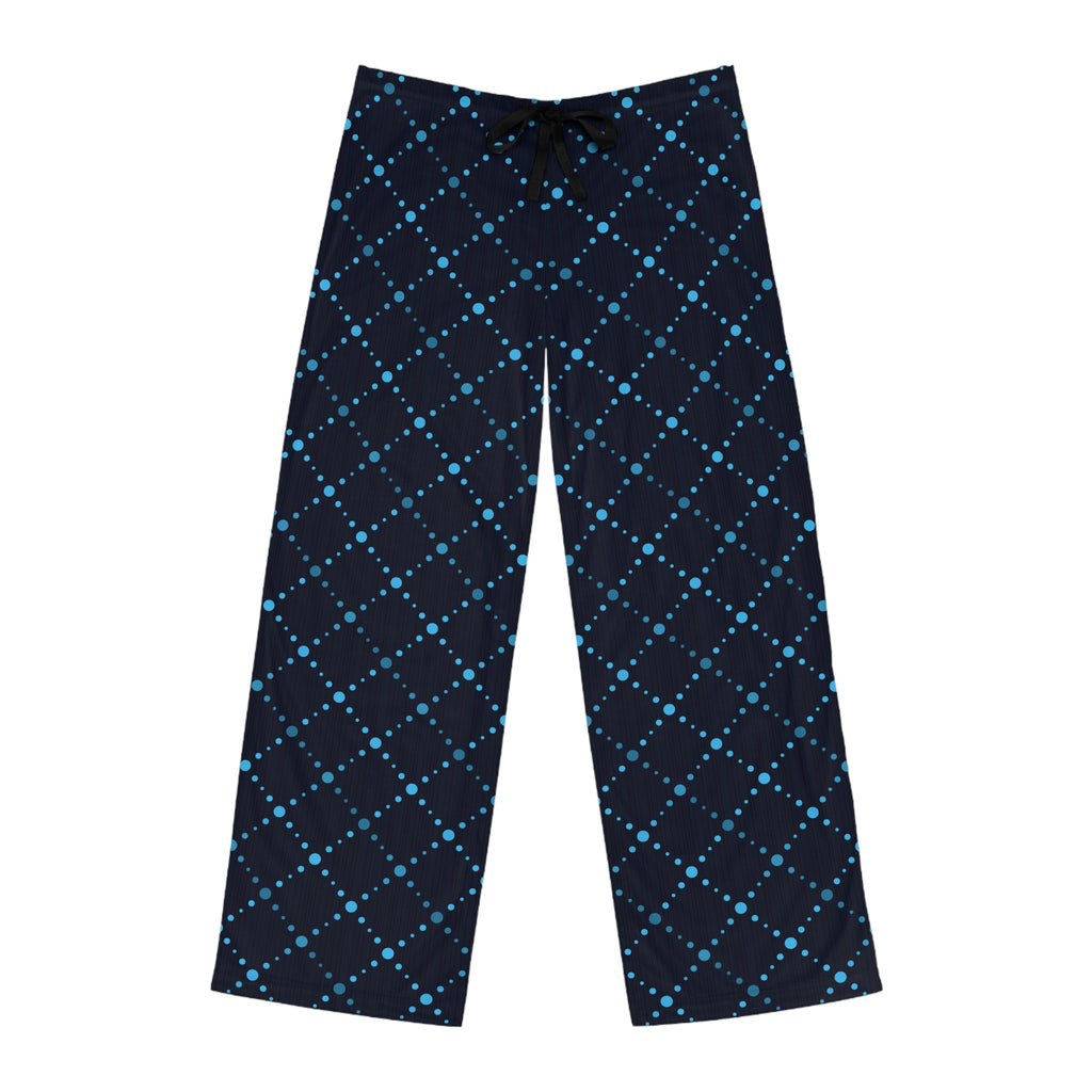 Men's Navy Blue Argyle Pajama Pants — Cozy Lounge Sleepwear
