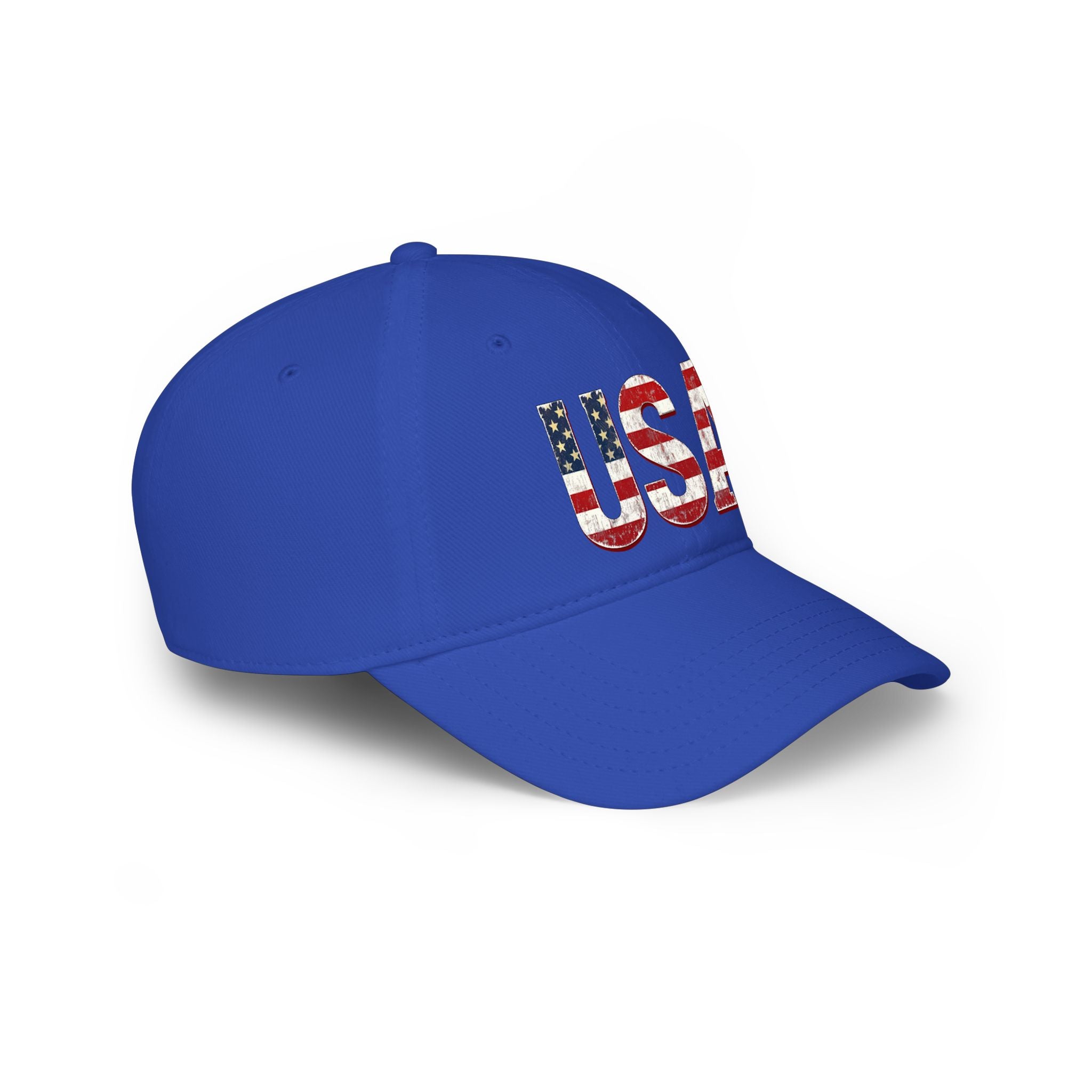 USA Flag Baseball Cap — Patriotic Low Profile Hat for 4th of July & Everyday Wear